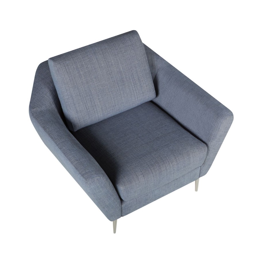 Кресло Agda, голубое Sits S1021 - Вид №3