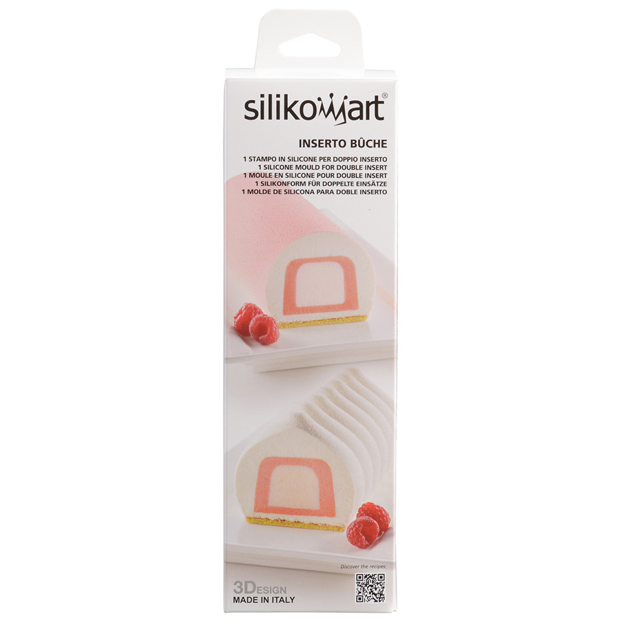 20.404.13.0065 Форма для приготовления пирожных inserto buche 22 х 5 см силиконовая Silikomart  - Вид №10
