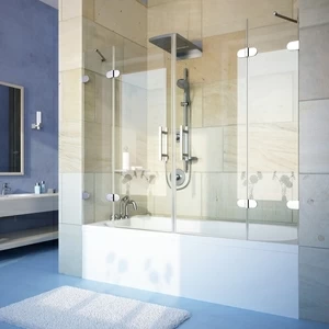 Шторка на ванну 170x150 GV-004 GUTEWETTER LUX PART