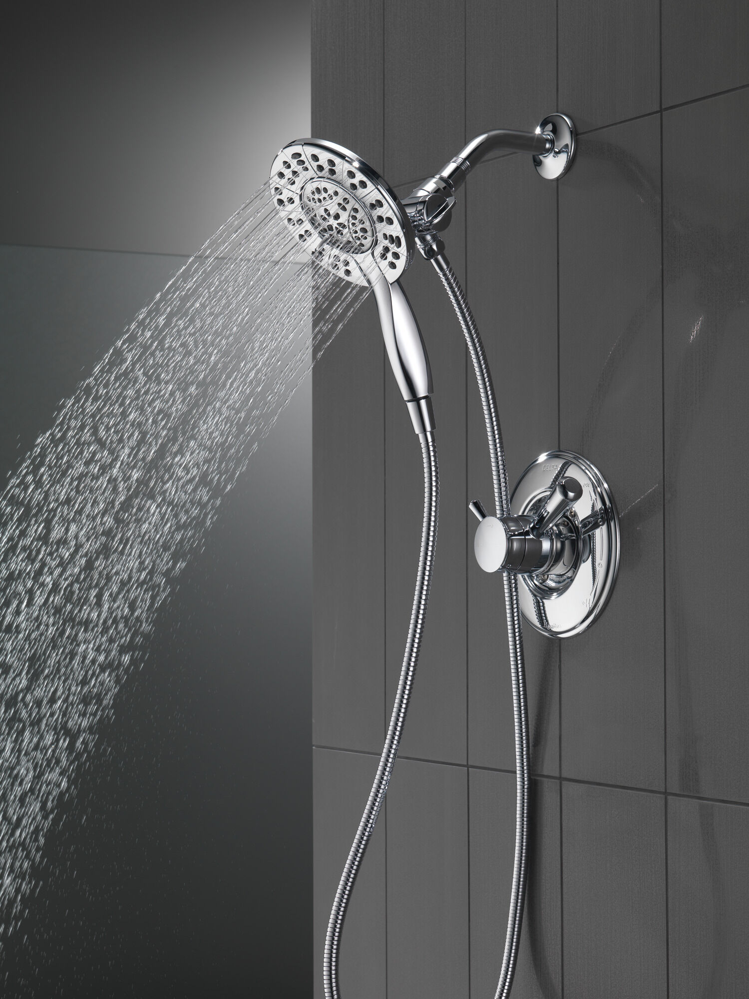 T17293-I Традиционная облицовка для душа Monitor® серии 17 с In2ition® Delta Faucet Linden Хром  - Вид №11