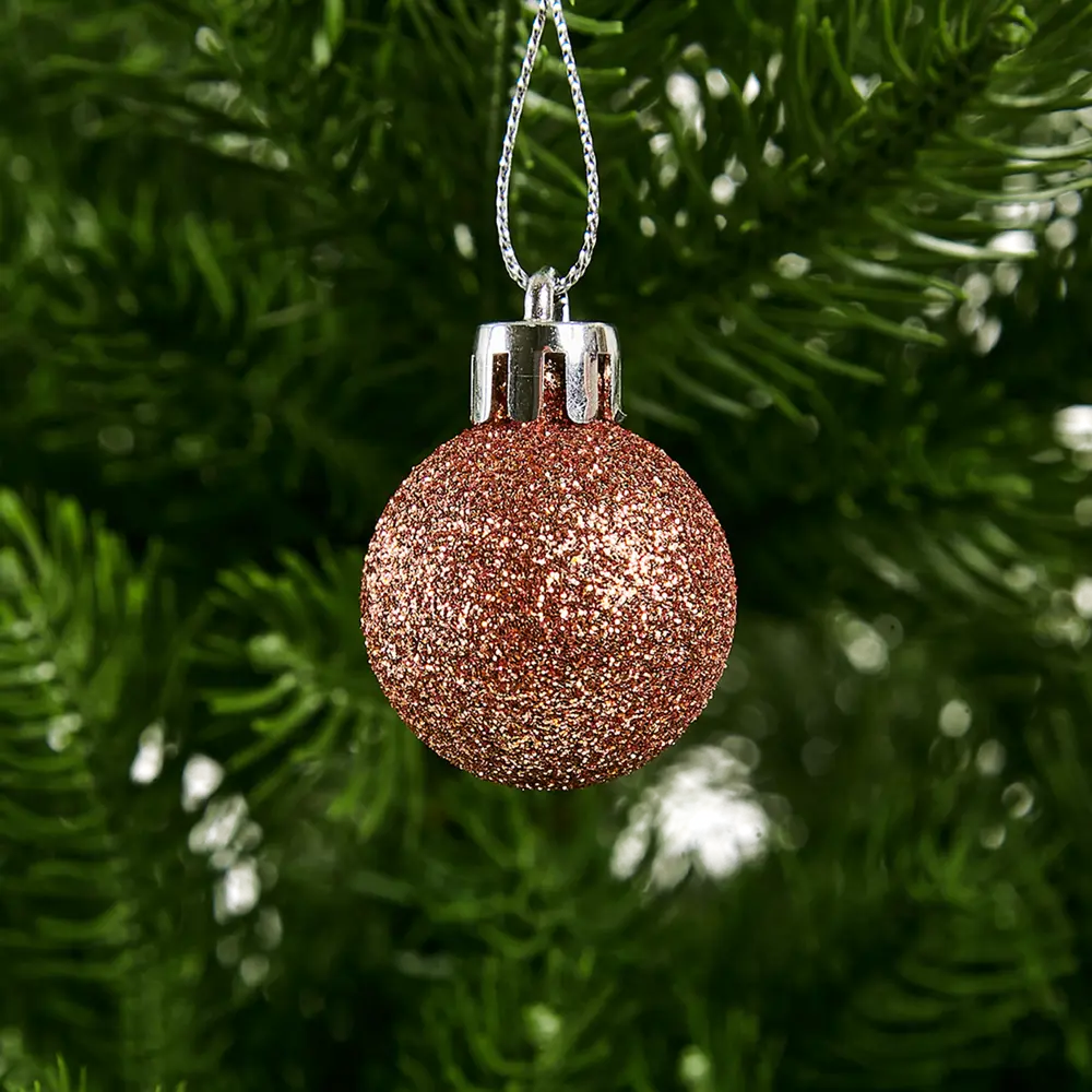 87036417 Набор новогодних шаров Christmas ø6 см цвет розовый 100 шт. STLM-1415457 Santreyd  - Вид №5