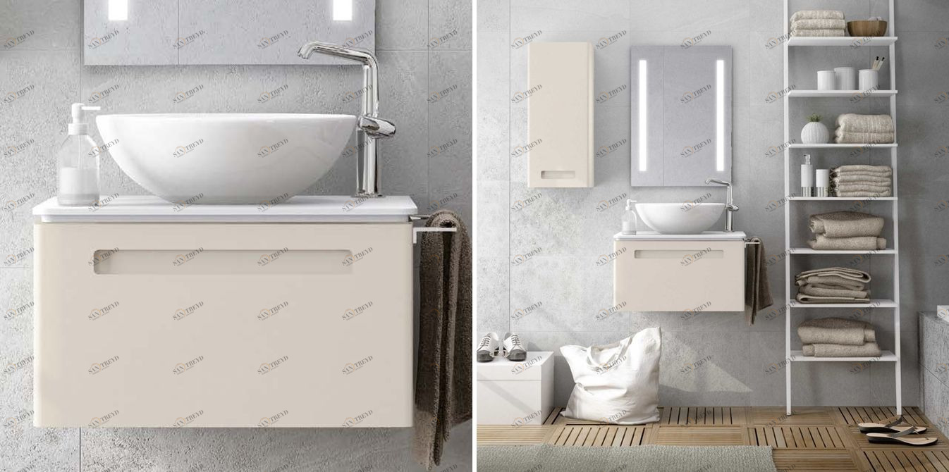 Avila Dos Тумба с раковиной CIRCULAR 60 (1 ящик) Color 34 Essentials PARIS ESSENTIALS 27011060120343