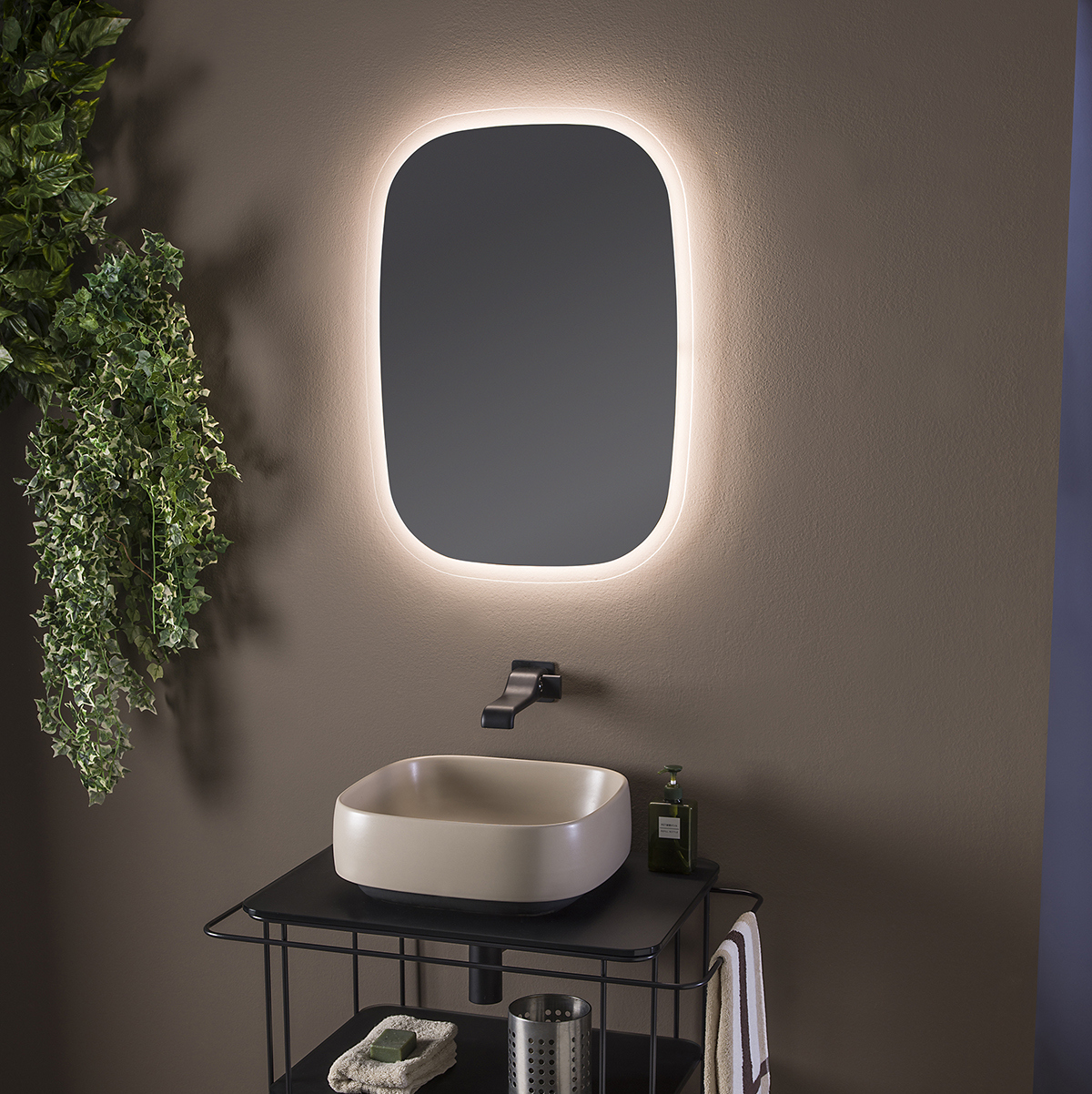 Flaminia FLAG Зеркало в прозрачной раме с подсветкой FG52SPE.G Ceramica Flaminia FG52SPEG - Вид №3