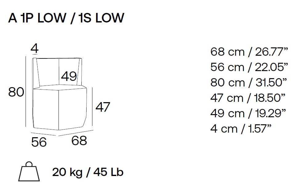 Кресло с низкой спинкой Adrenalina Tigram ARCH-00103918 - Вид №2