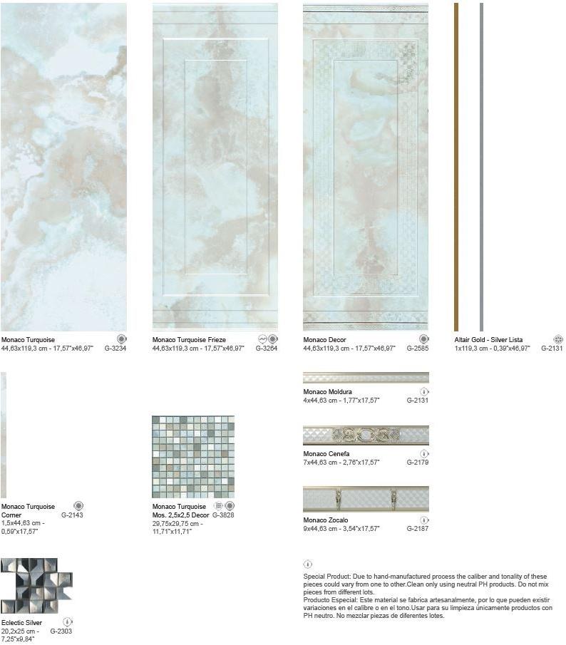 Aparici Белая плитка для стен с эффектом мрамора Monaco sun-id-1505852 - Вид №3