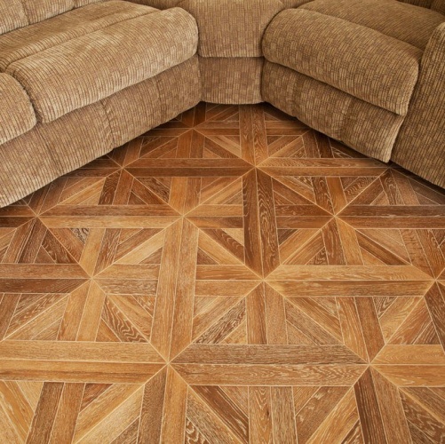 Модульный паркет Marco Ferutti Linea Linea Экспрешен Дуб (Гладкая) 405х405 мм 2600600034 - Вид №9