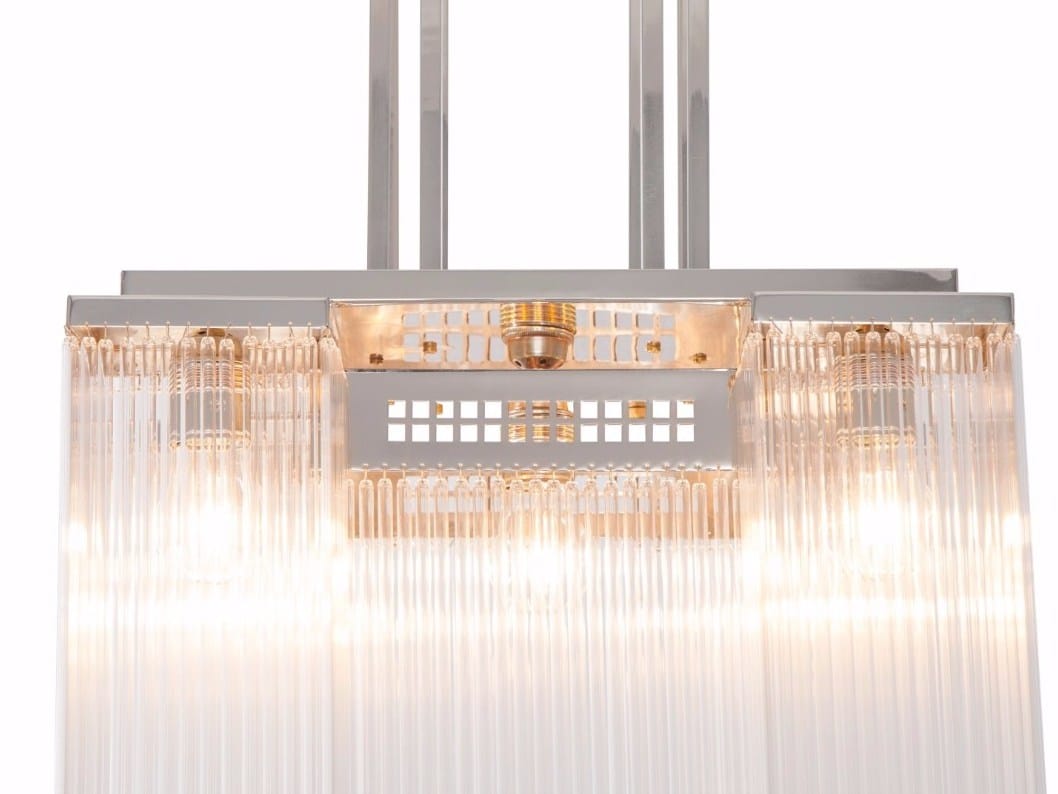 Подвесной светильник ручной работы из никеля Patinas Lighting Hoffmann ARCH-00131528 - Вид №1