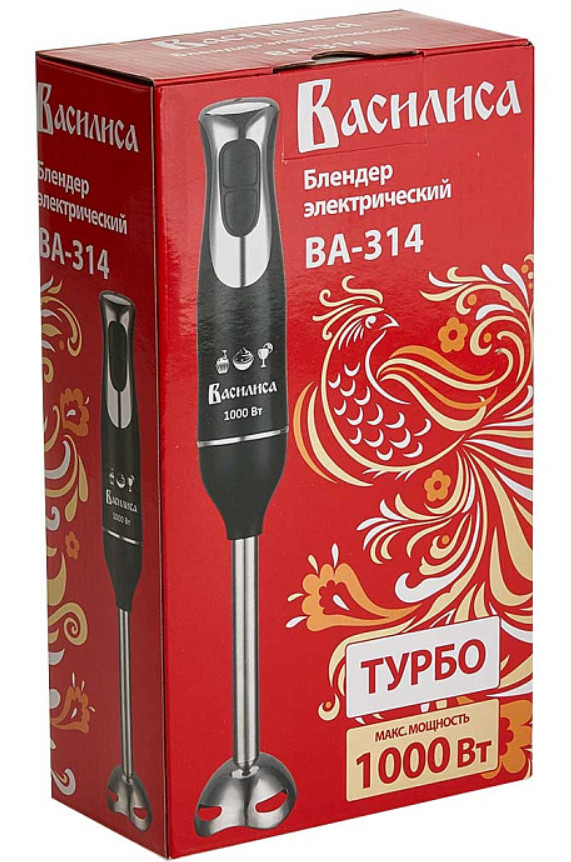 9050519 Блендер погружной Василиса ВА-314 черный STDN-0056170 - Вид №1