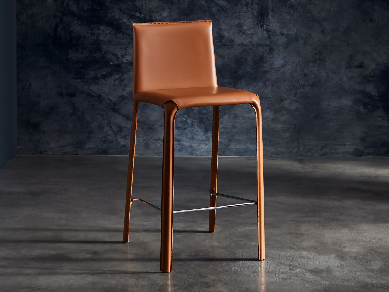 Высокий кожаный стул Julia Italia Женя ARCH-00020791 - Вид №4