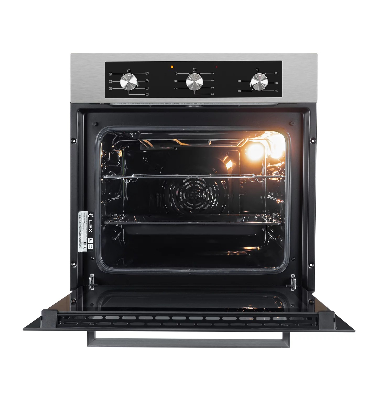 9903948 Электрический духовой шкаф LEX EDM 073 IX серебристый STDN-0023023 - Вид №1