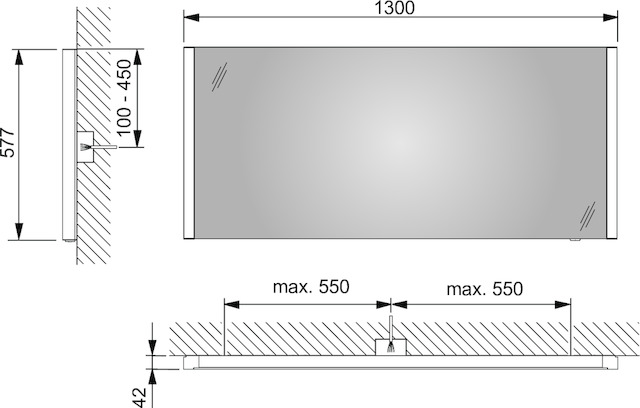 14296002500 Зеркало с подсветкой KEUCO Royal Reflex.2 - Вид №8