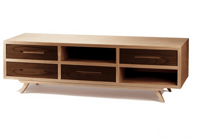 Mambo Unlimited Ideas Деревянная тумба под ТВ с ящиками Space sun-id-1368510 - Вид №1