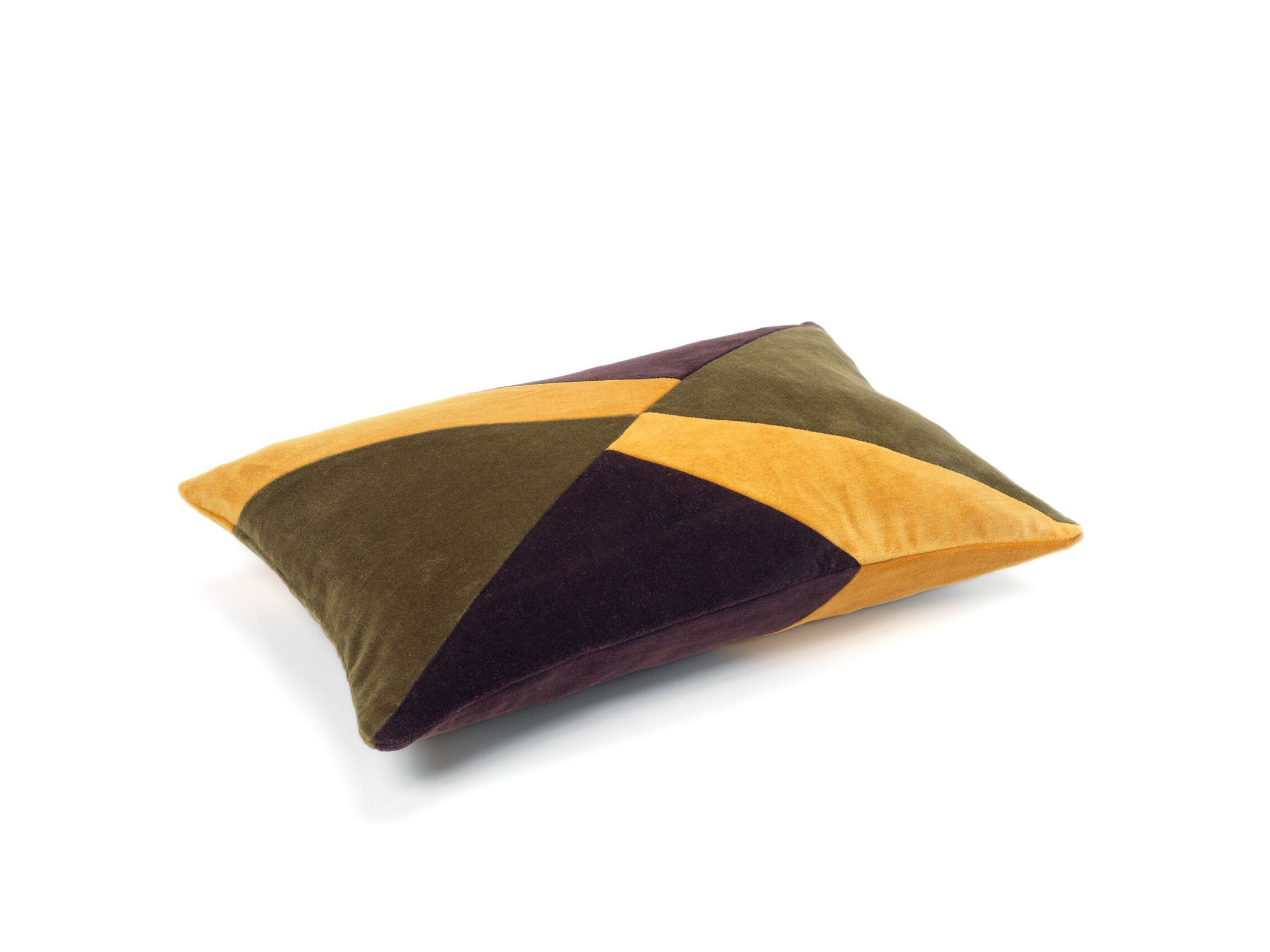 Бархатная подушка с геометрическим рисунком Élitis CLIO ARCH-00143022 - Вид №8