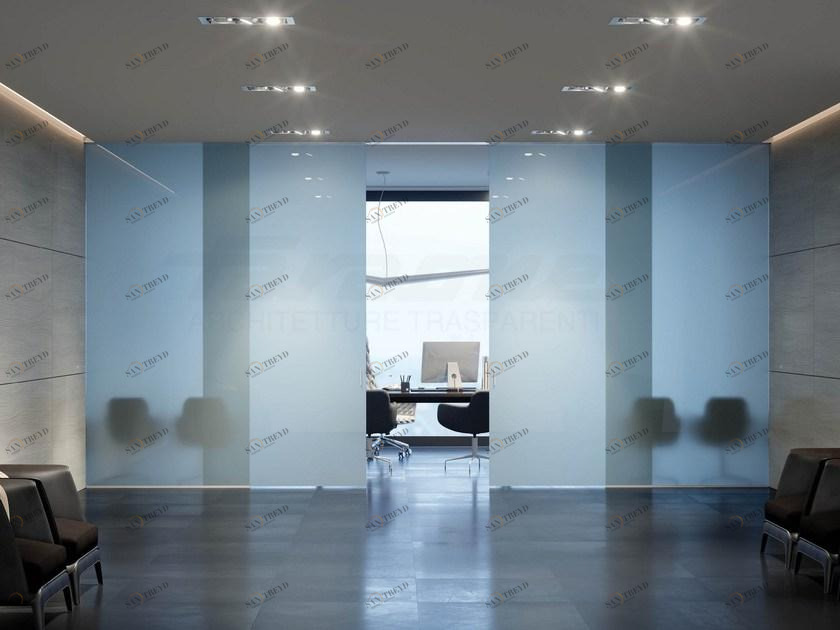 FARAONE Раздвижная акустическая дверь из алюминия и стекла Velo sun-id-1482024