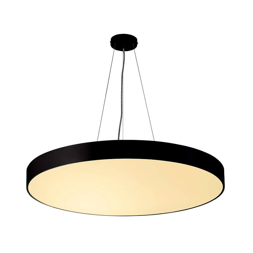 Потолочный светильник плоский черный SLV Medo 135170 SLV ДИЗАЙНЕРСКИЕ, MEDO BLACK 00-3890382 Черный  - Вид №1