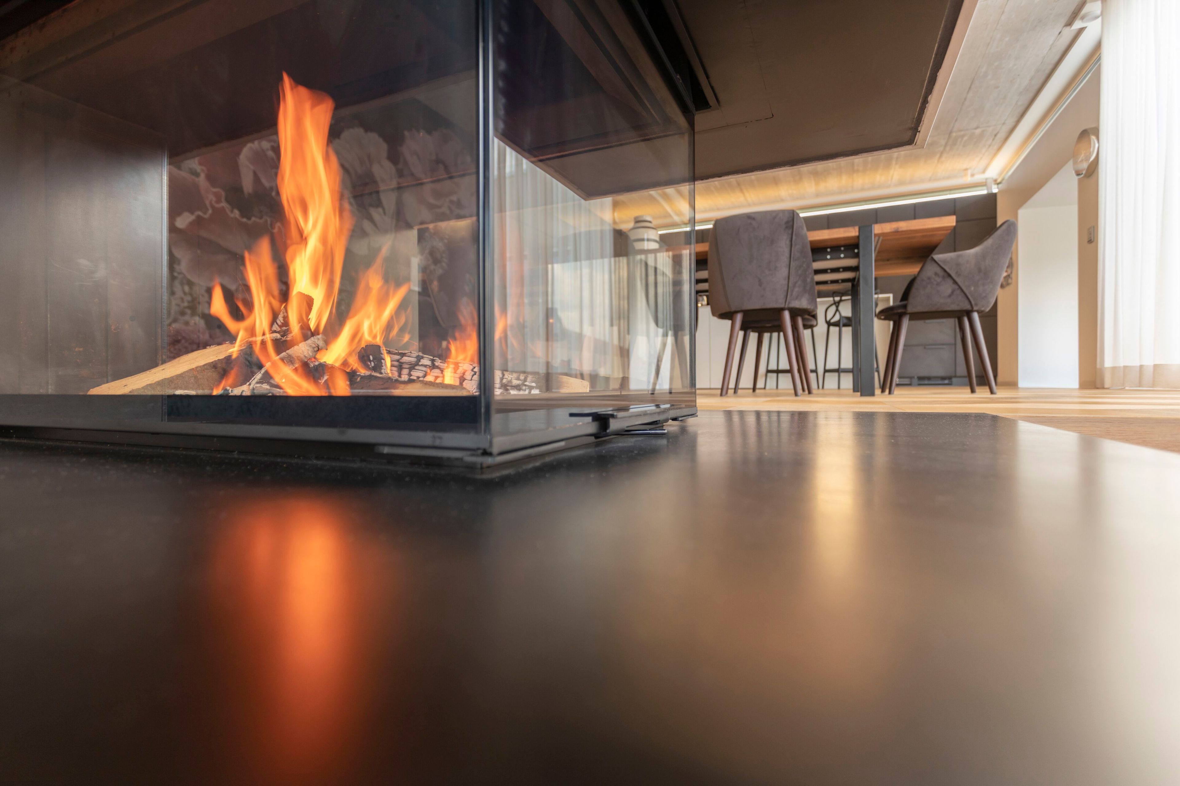 Стальной дровяной камин с тройным фасадом RÜEGG RIII ARCH-00055567 - Вид №5