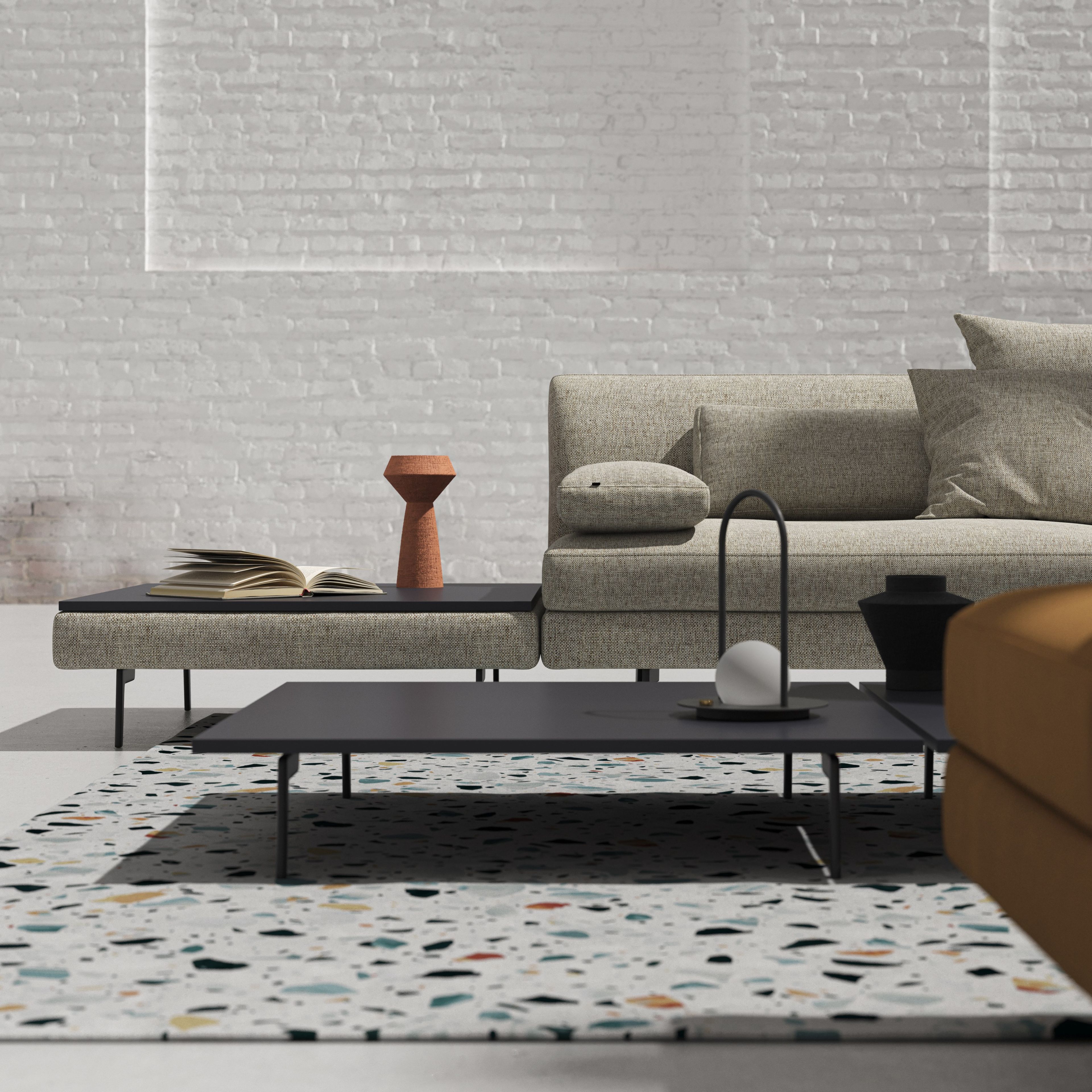 Деревянный квадратный журнальный столик для гостиной Liu Jo Living Collection Warmover ARCH-00021934 - Вид №4