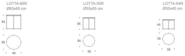 Kendo Mobiliario Круглый журнальный столик из фанерованной древесины sun-id-1404722 - Вид №3
