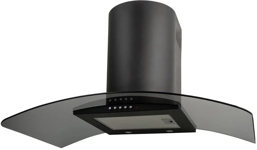90396737 Вытяжка на стену Akpo WK-4 Largo eco 90 см цвет черный 2189 STLM-0213953