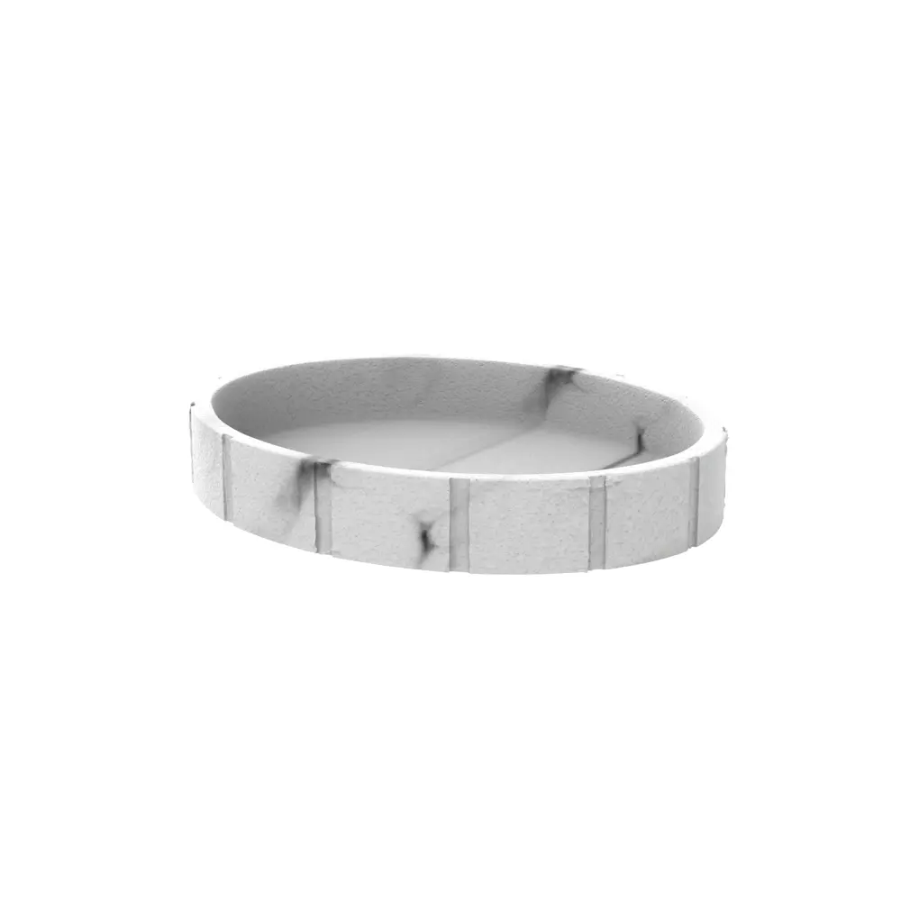 Мыльница LEMER Marble для ванной и кухни в мраморном стиле 86881094 White Marble STLM-0072308