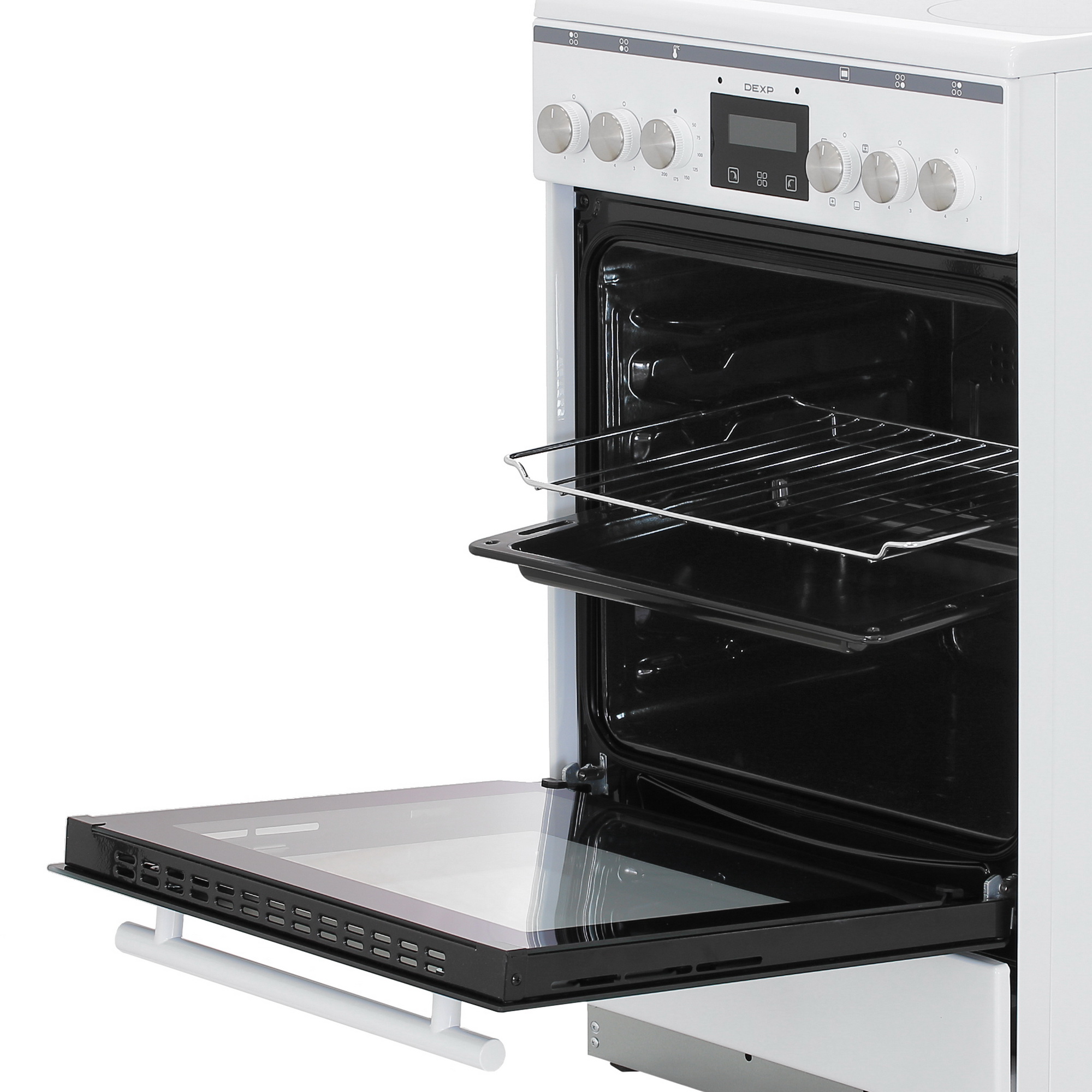 5406984 Электрическая плита DEXP 1YLO56CDW белый STDN-0117777 - Вид №5