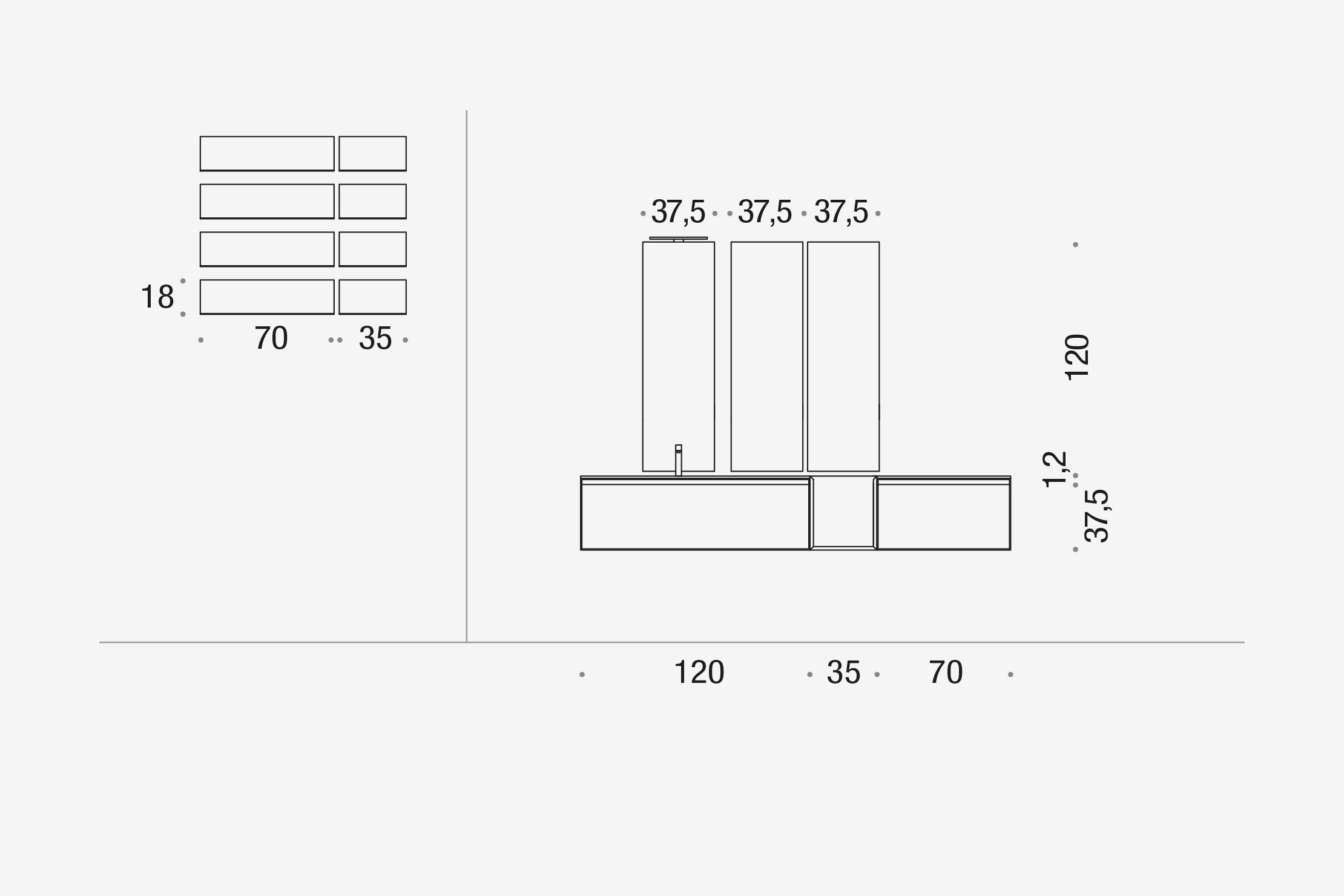 Комплект мебели 08 Arcom Shape STARC129 - Вид №5