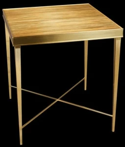 Tisserant Высокий квадратный стол из бронзы