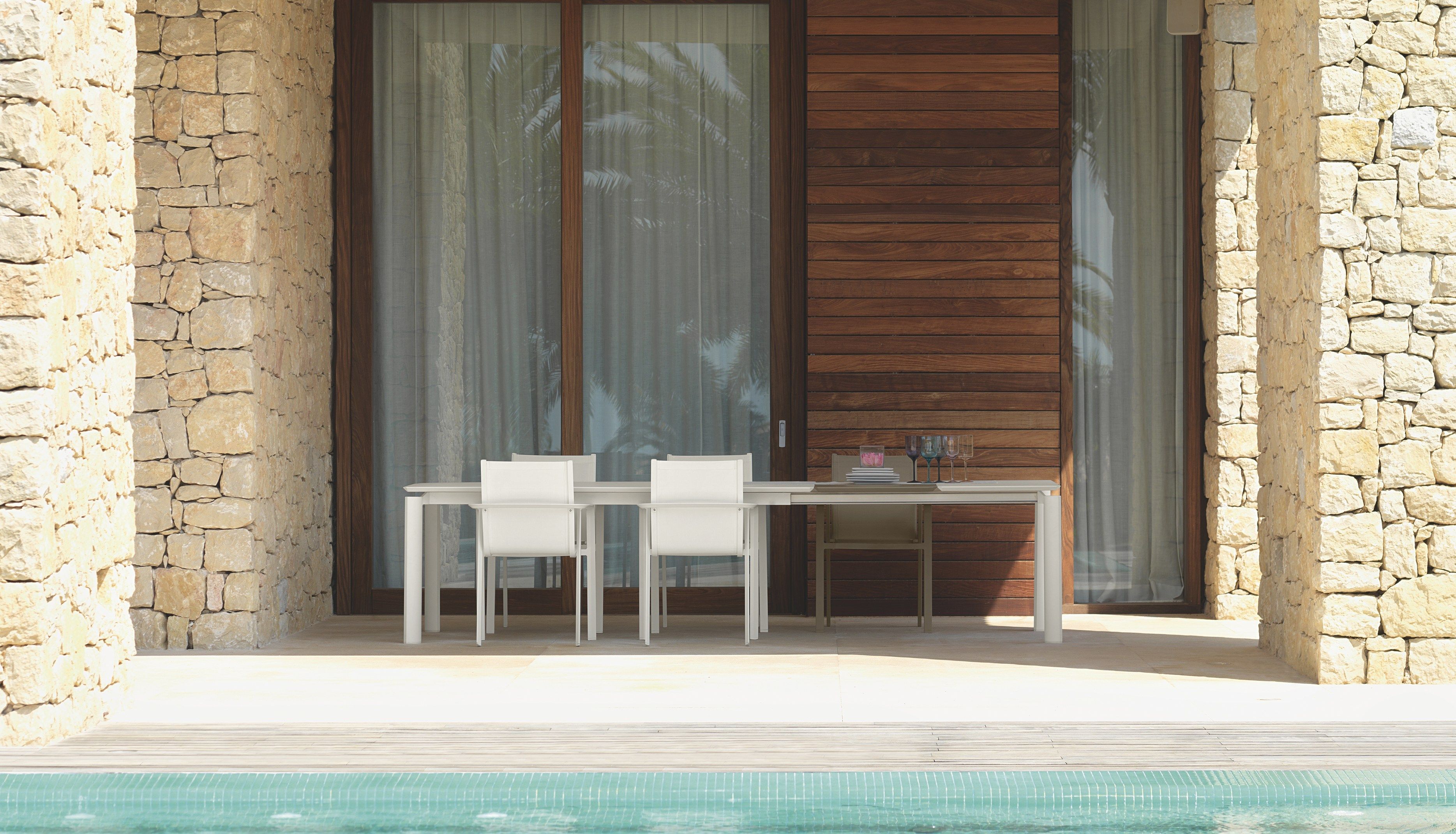 Штабелируемый садовый стул со встроенной подушкой Talenti ARCH-00098685 - Вид №6