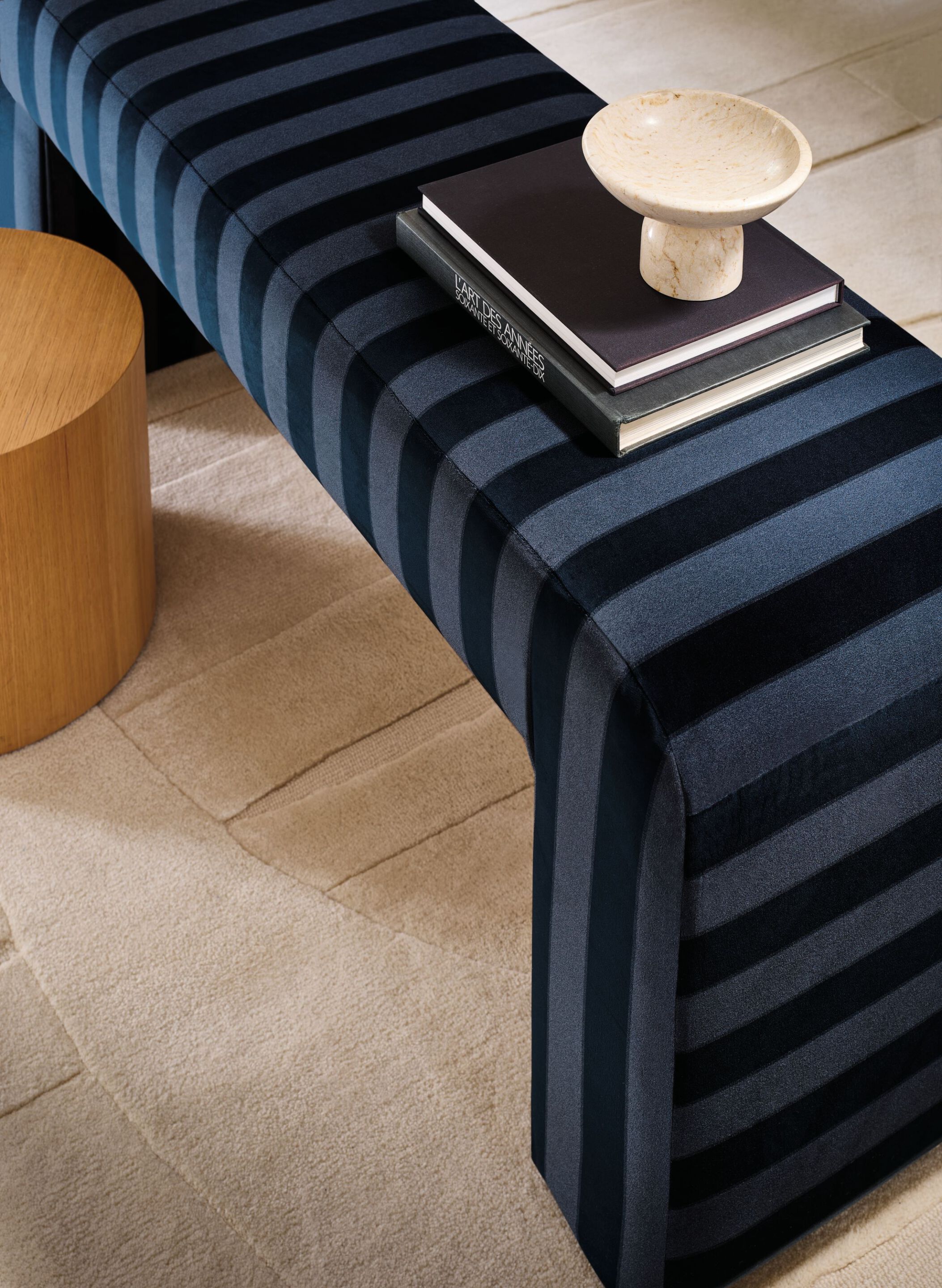 Полиэфирная полосатая ткань Casamance Astelia ARCH-00108047 - Вид №1