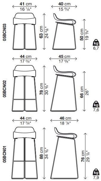 Kristalia Табурет из синтетического материала Bcn sun-id-1403611 - Вид №7