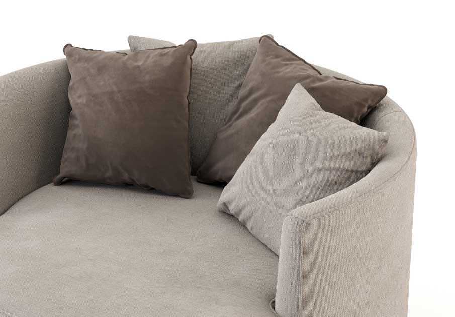 Бархатное кресло с подлокотниками Stylish Club ARCH-00054062 - Вид №4