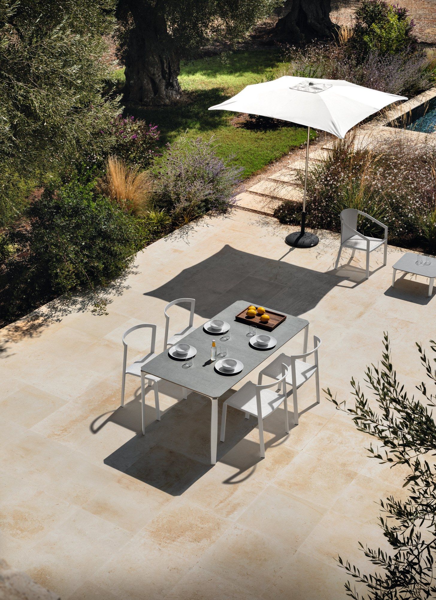 Алюминиевый штабелируемый садовый стул с порошковым покрытием MY YOUR Push ARCH-00111518 - Вид №6