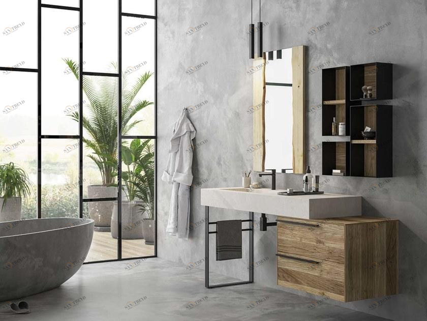 LEGNOBAGNO Мебель для умывальника напольная одинарная с ящиками Life sun-id-1401681