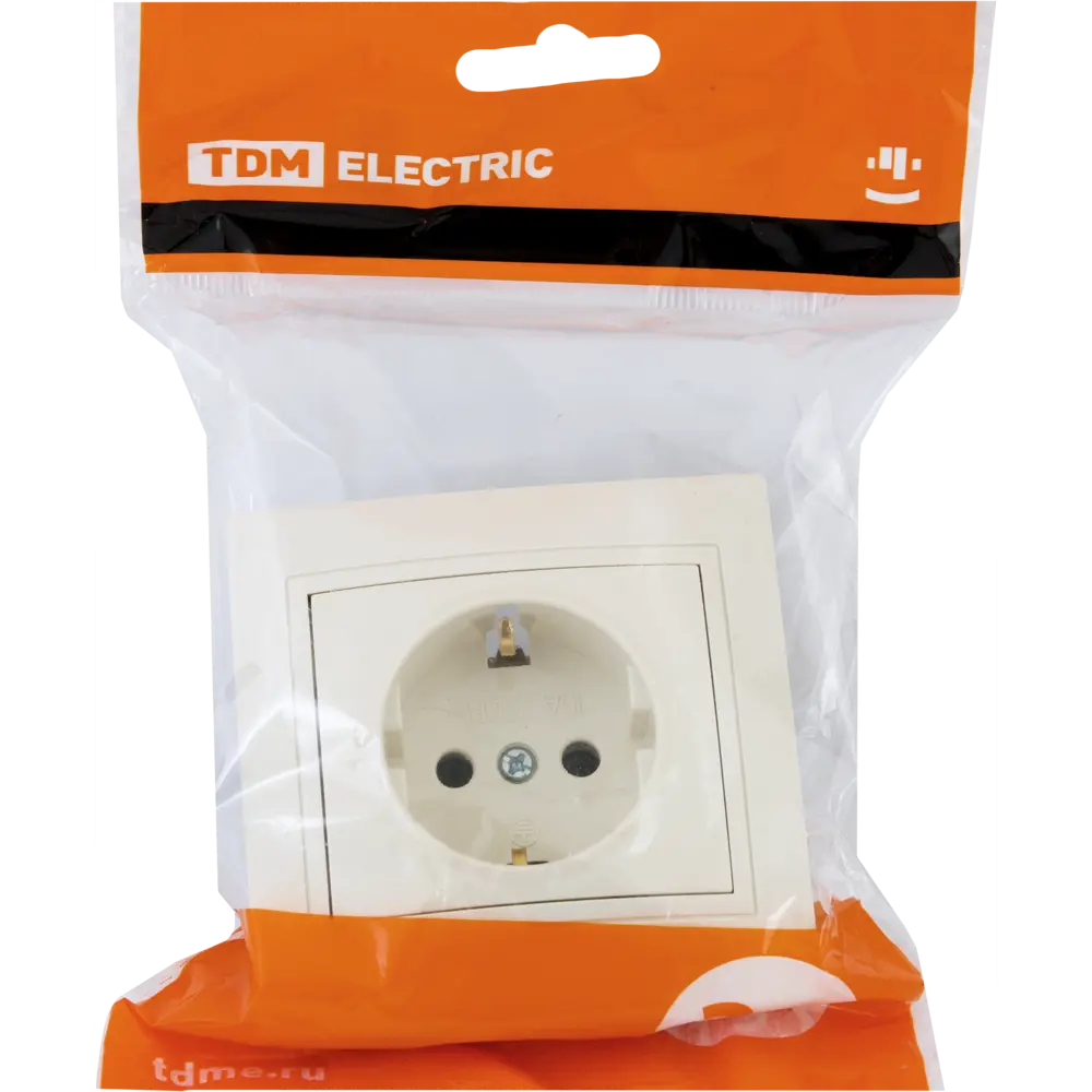 Розетка встраиваемая TDM ELECTRIC Таймыр с заземлением 85591112 Серия отсутствует STLM-1112393 - Вид №5