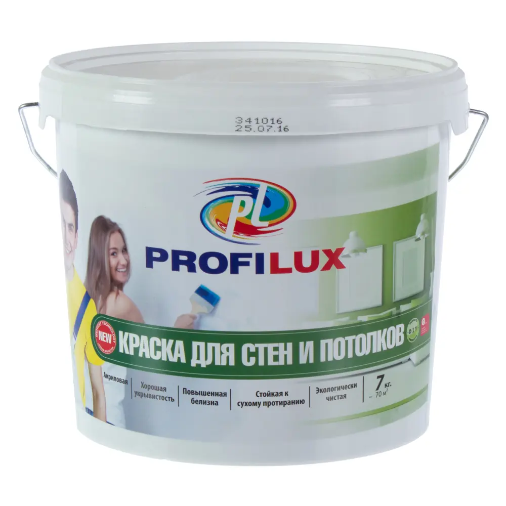 Краска акриловая Profilux 7 кг STLM-2082786