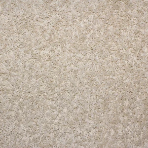 Ковровое покрытие «Noventis Lyon 312» ворсовое шегги 4 м цвет белый