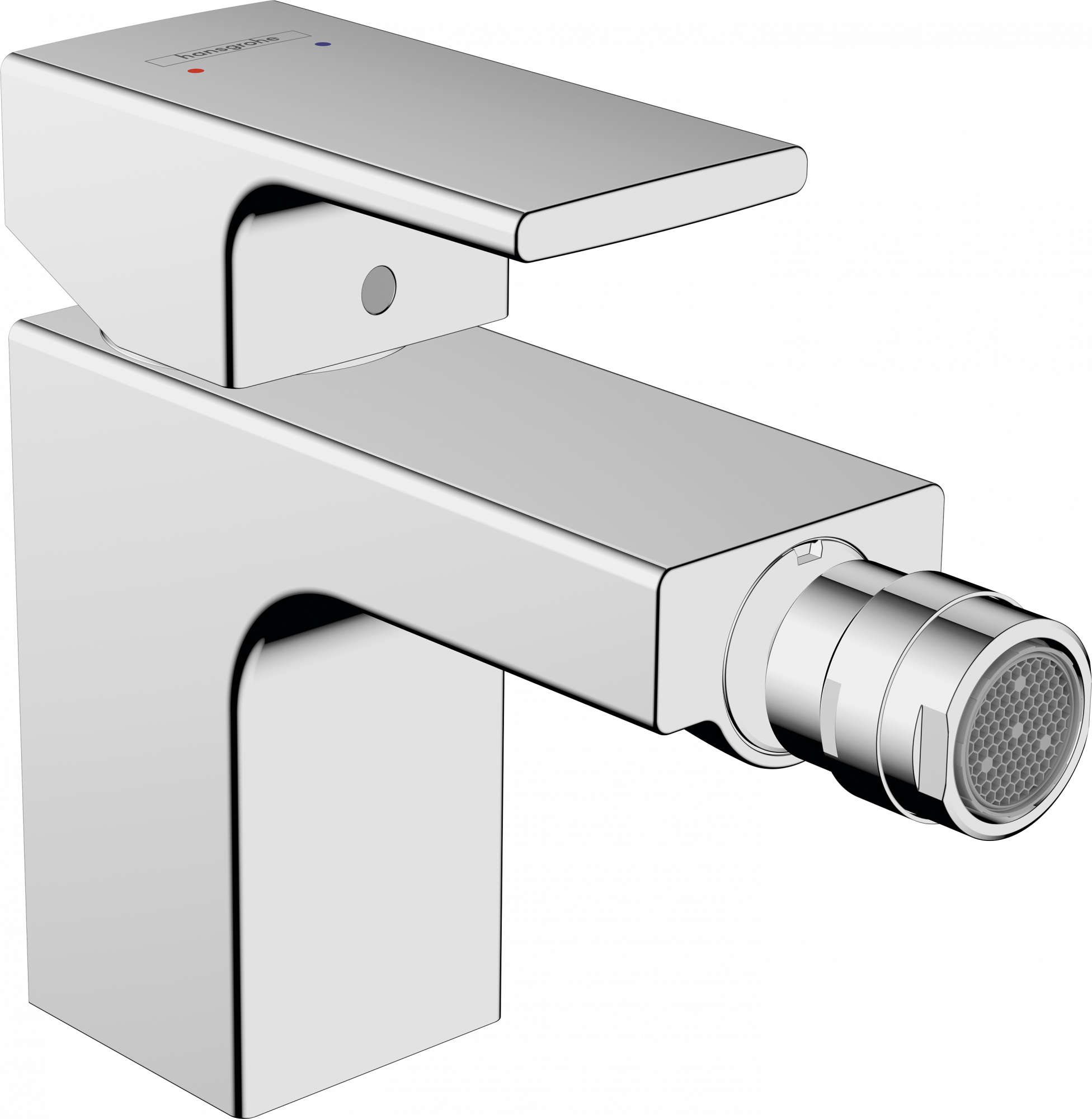 71211000 Vernis Shape Смеситель для биде, однорычажный, со сливным гарнитуром Hansgrohe 