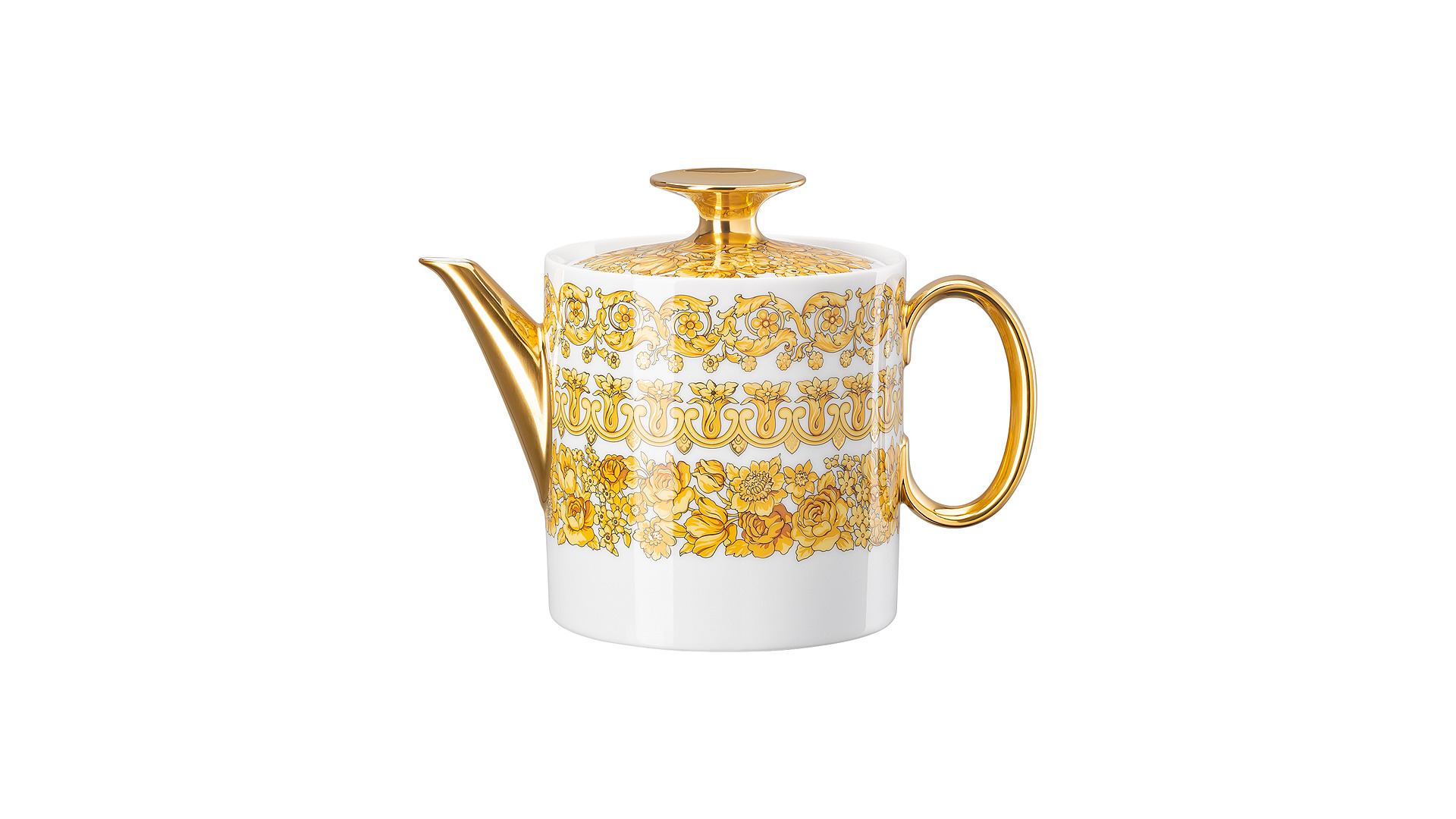10661002 Rosenthal Versace Сервиз чайный Rosenthal Versace Медуза Рапсодия на 6 персон 21 предмет, фарфор Фарфор  - Вид №1