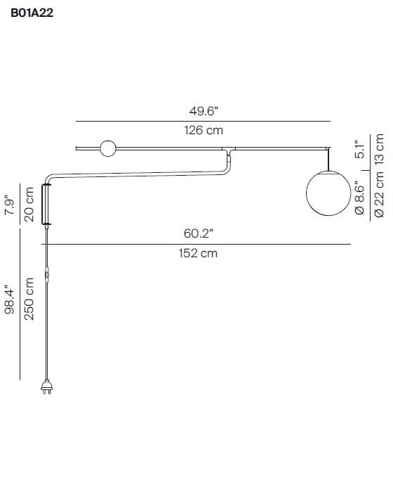 Стеклянный настенный светильник LUCEPLAN Malamata ARCH-00094821 - Вид №4