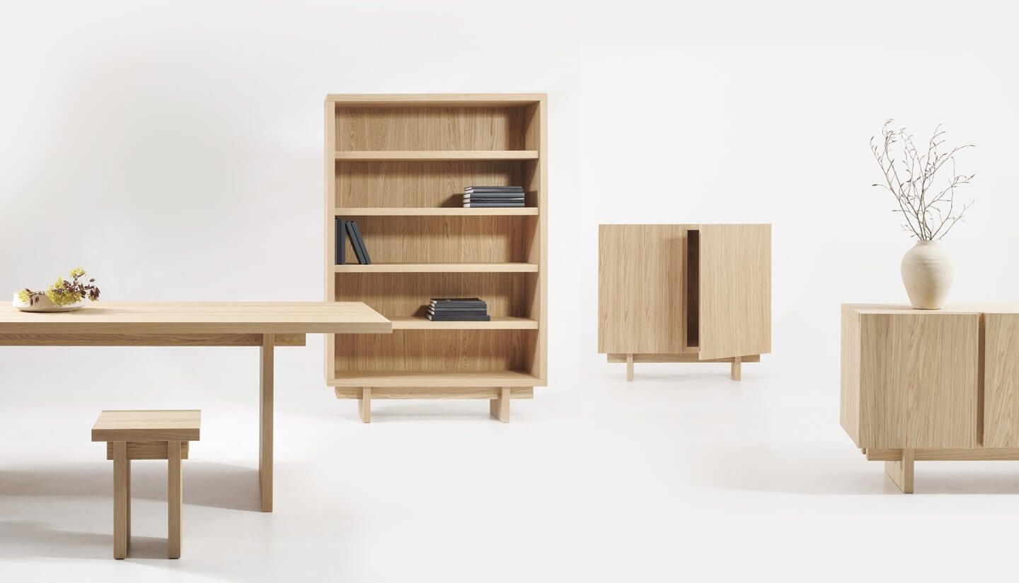 Прямоугольный стол из шпона True Design Essence ARCH-00036046 - Вид №1