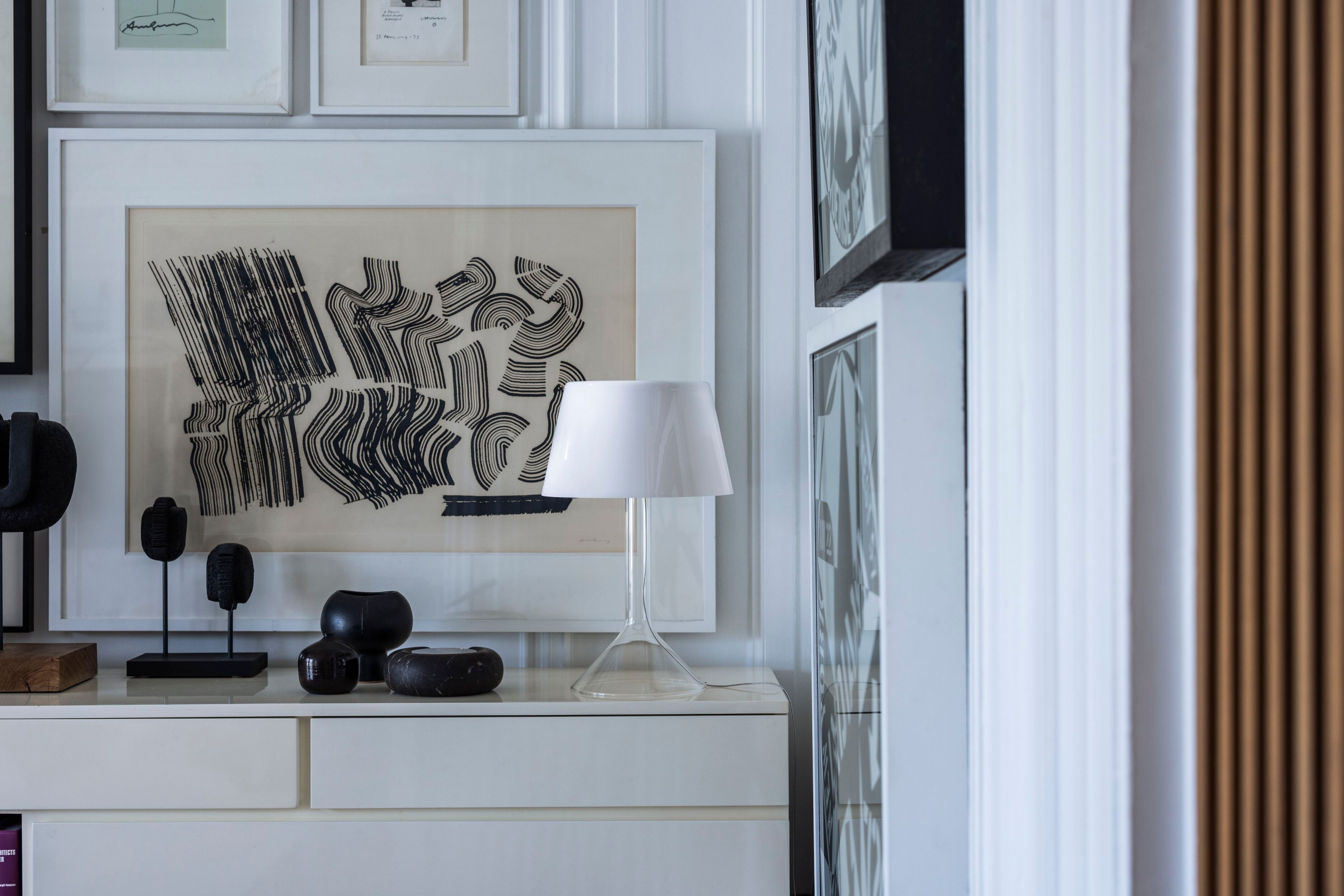 Настольная лампа из дутого стекла и боросиликатного стекла Foscarini Chapeaux ARCH-00021943 - Вид №4