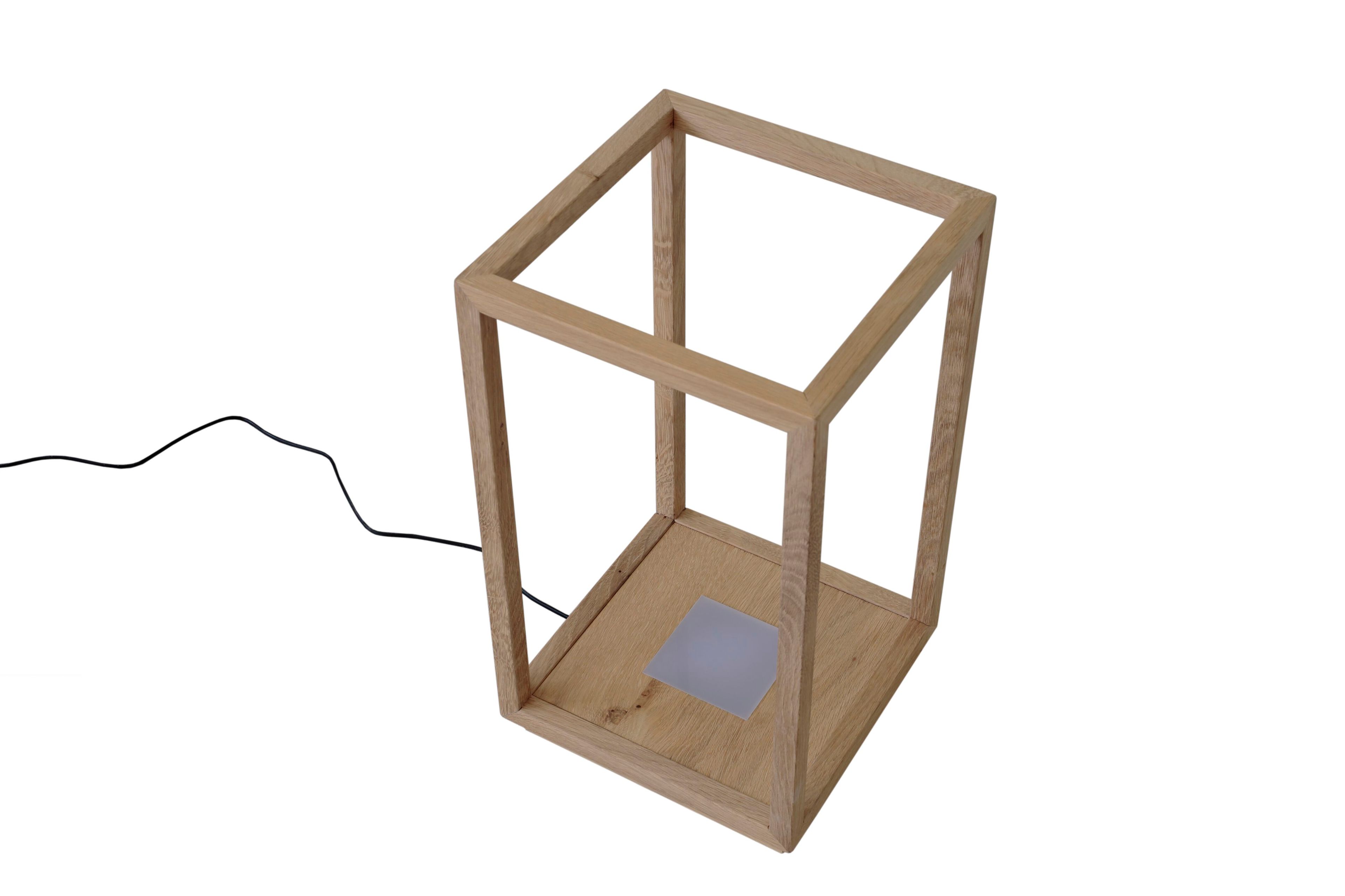 Напольная лампа из дуба Deodara Световой короб ARCH-00101203 - Вид №2