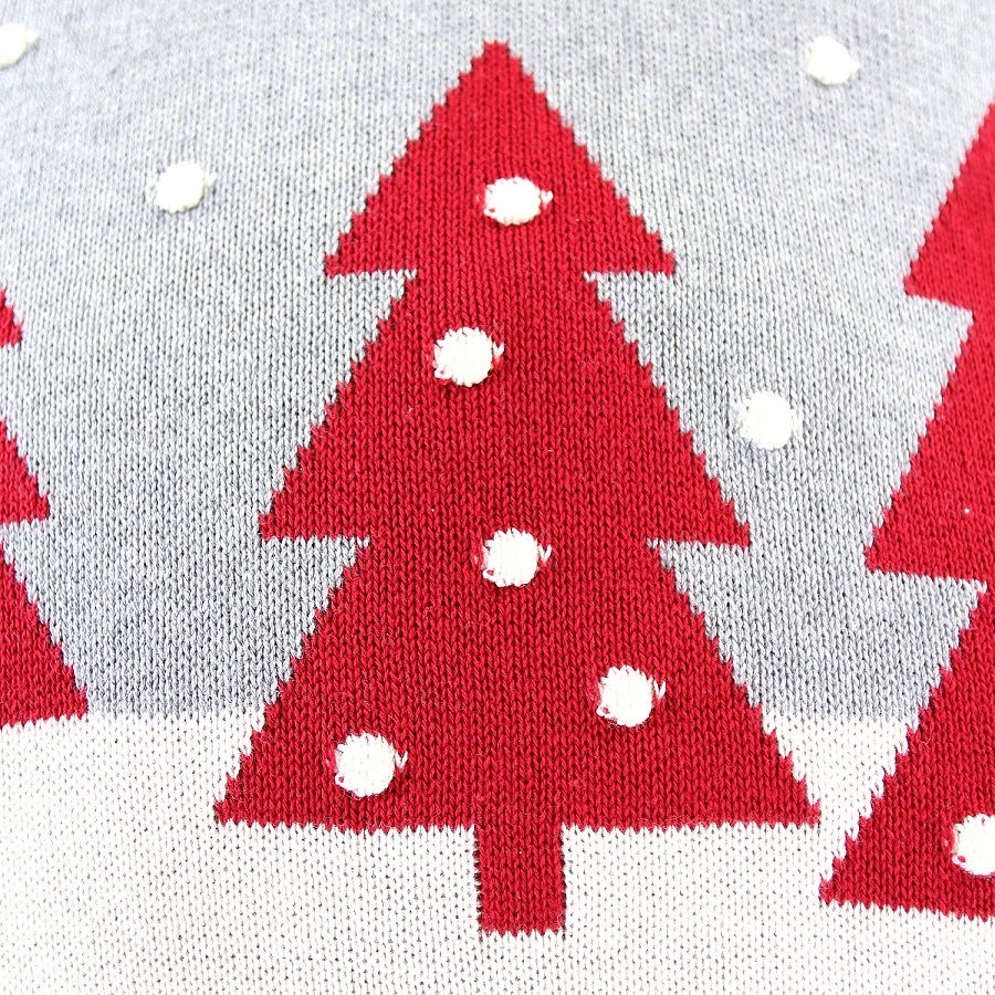 en_ny0050 Подушка с орнаментом christmas story one, 45х45 см EnjoyMe  - Вид №3