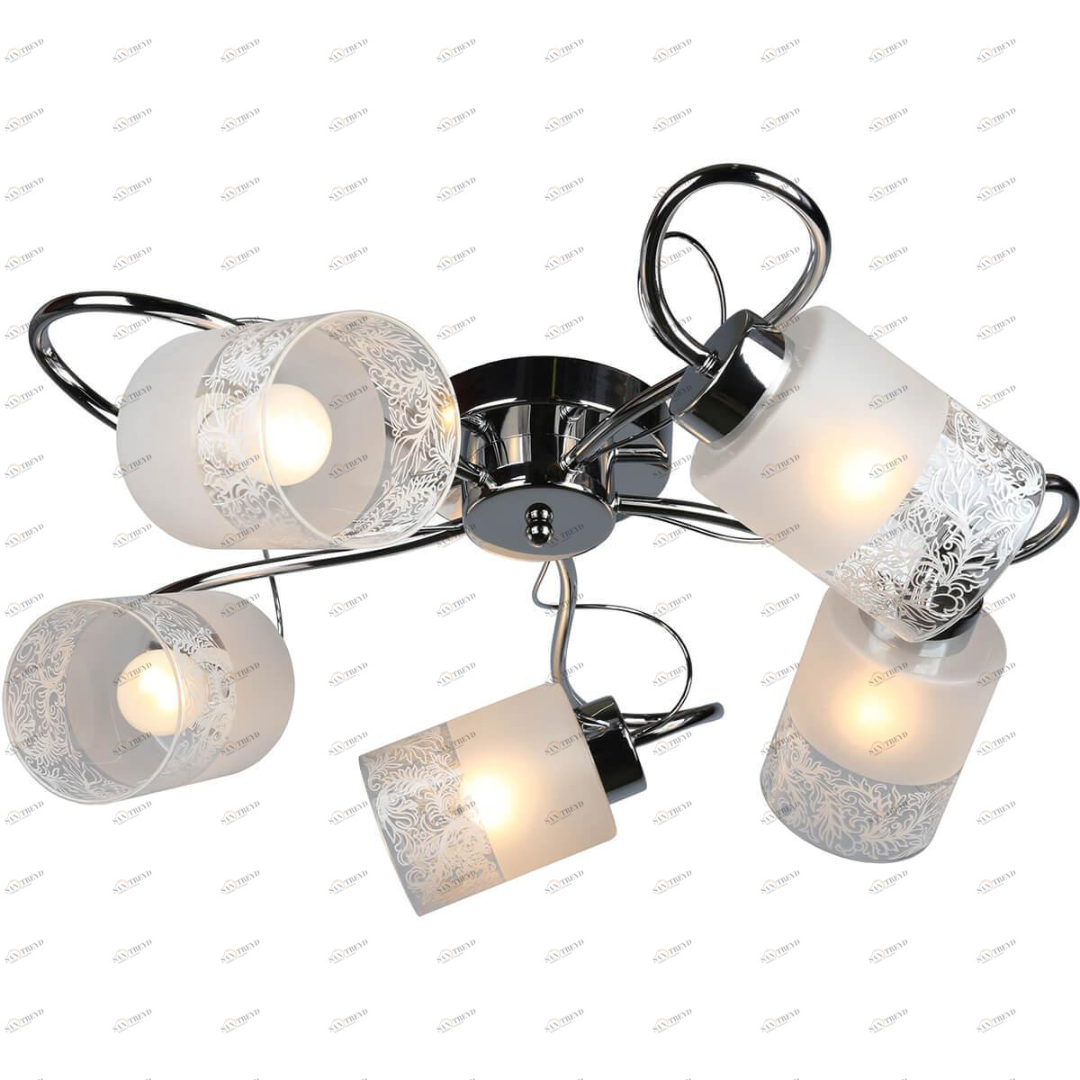 Потолочная люстра Omnilux Mandorleto OML-54407-05 OMNILUX MANDORLETO 184209 Белый 