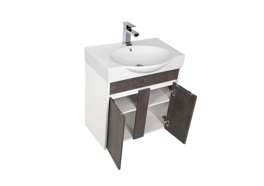 Тумба под раковину Aquanet Коста 65 белый/дуб антик sun-id-275371 - Вид №3