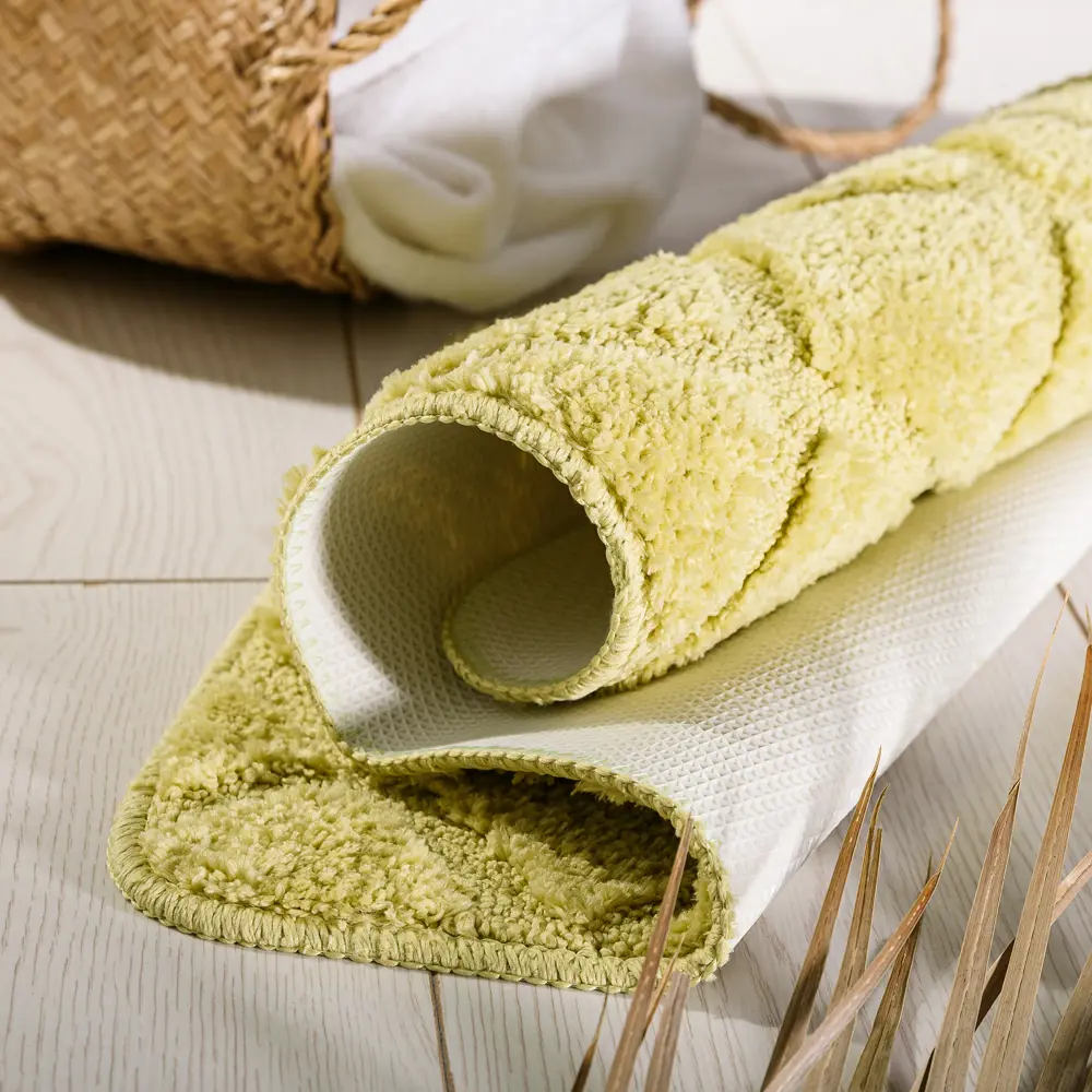 Коврик для ванной комнаты Verran Без серии 60х40 см цвет зелёный STLM-2074580 - Вид №6