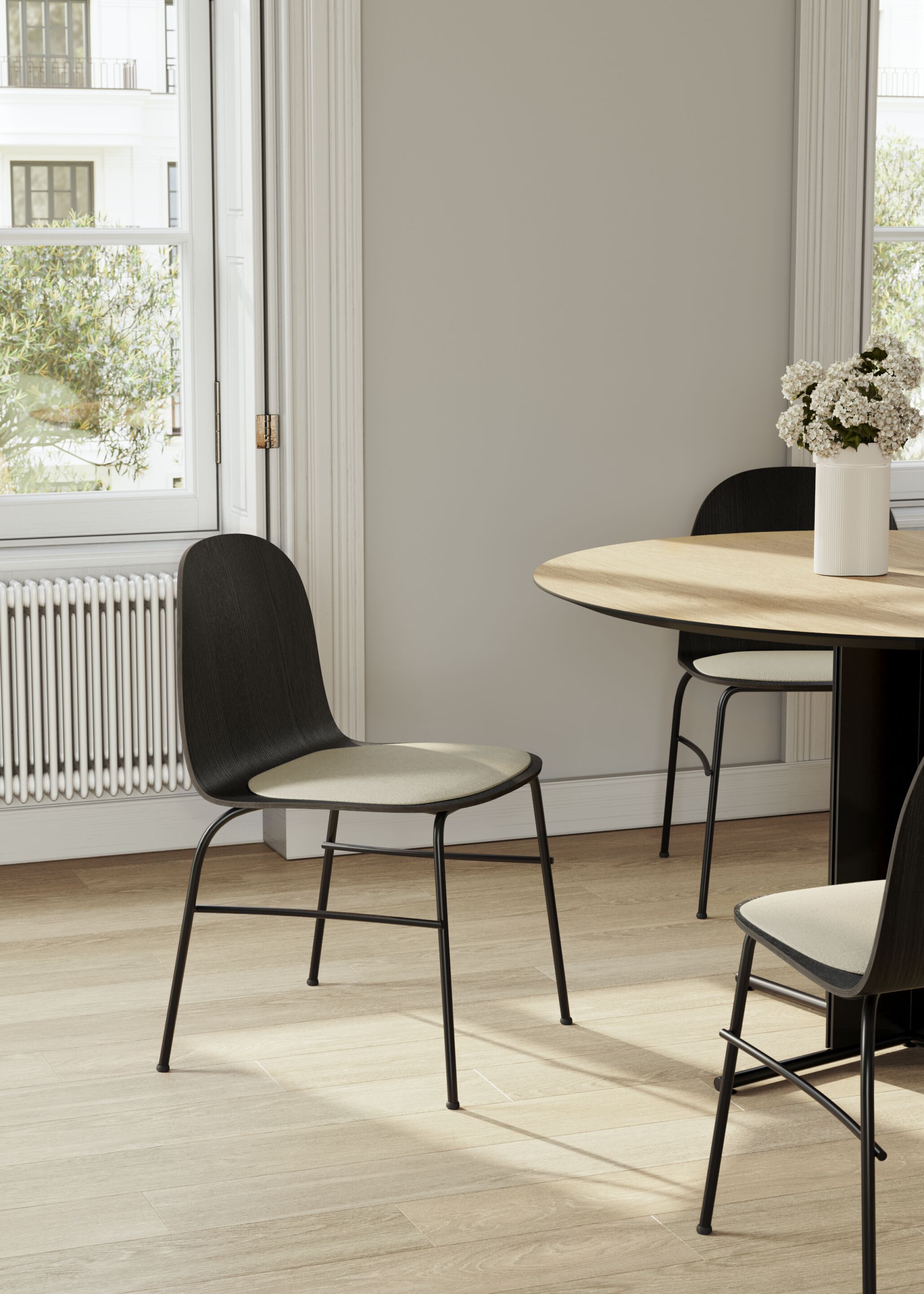 Стул с мягкой тканью Omelette Editions Земля ARCH-00026061 - Вид №1