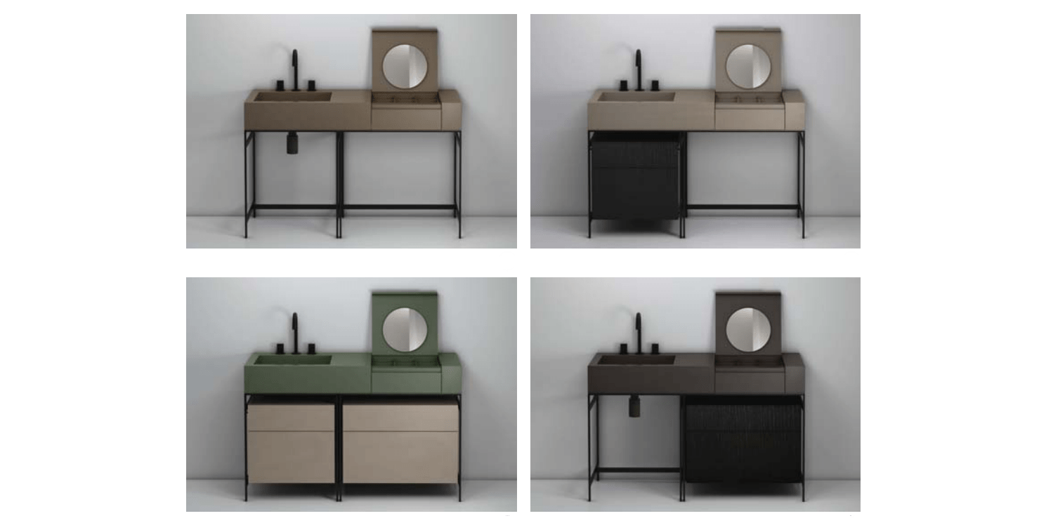 CIELO Композиция с ящиком и блоком Narciso лакирован Ceramica Cielo MILANO NACAEN - Вид №2