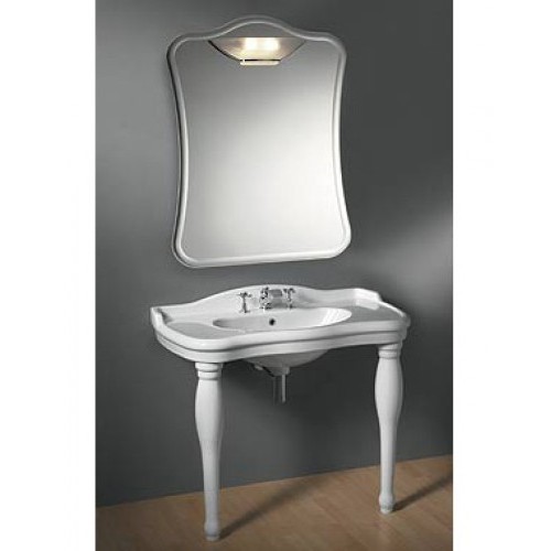 42649 Подвесная раковина настенная овальная   белая Santreyd  - Вид №4