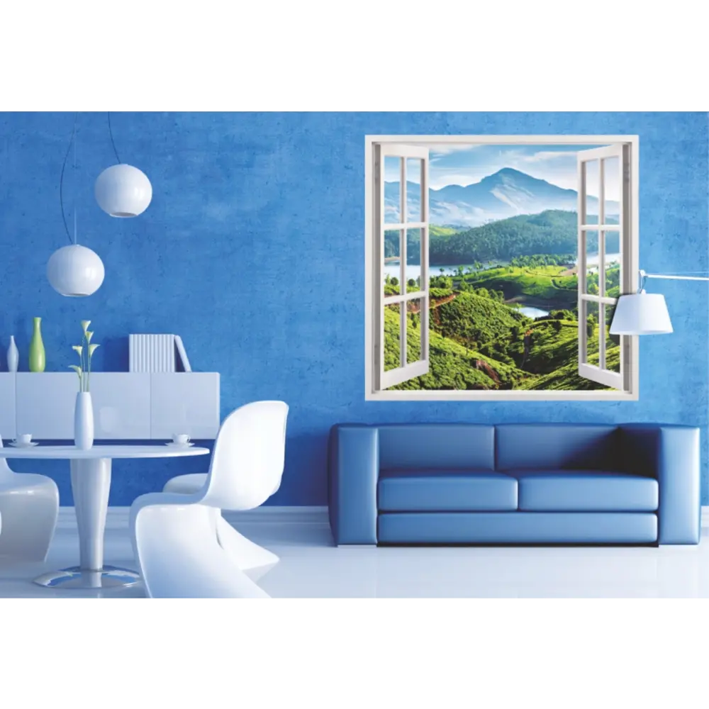 Фотообои Вид из окна бумажные 139x139 см Симфония STLM-2041853 - Вид №2